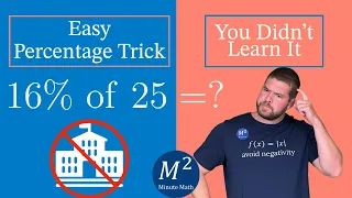 Easy Percentage Trick You Didn't Learn in School | Minute Math