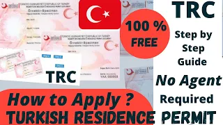 How to apply Trc without agent for free l Turkish Residence Permit l Step by Step Guide on Trc