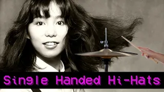 The REAL way to play Plastic Love: Single handed 16th note hi-hats