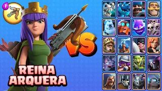 REINA ARQUERA vs TODAS LAS CARTAS | Clash Royale