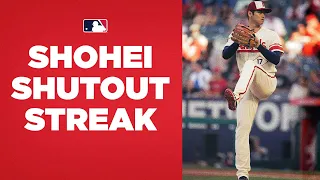 Shohei Shutout Streak Reaches 21.2 Innings