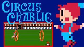 Circus Charlie (FC · Famicom) video game port | 34-stage session for 1 Player 🎮