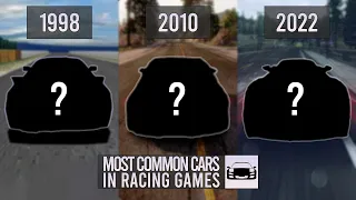 Most Common Cars in Racing Games: Year-by-Year (1998-2022)