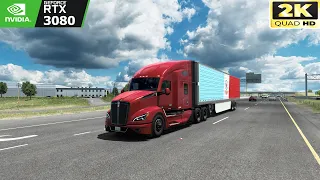 American truck simulator ➤ Kenworth T680 | JBX Graphics 2 Gameplay [RTX 3080 2K60FPS]