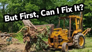 Stump Removal with Old Backhoe - BUT FIRST!