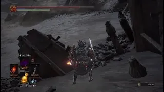 how to cheese slave knight gael (Dark souls 3)