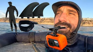 SURF GEAR REVIEW - GoPro Mouth Mount, O'Neill Hyperfreak, NVS Album Twin Fins, Ho Stevie! Arm Leash