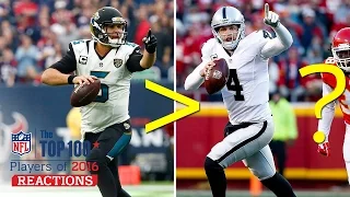 Is Blake Bortles Better Than Derek Carr? | Top 100 Players of 2016 Reaction | NFL Network