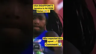 USA 🇺🇸 | Stuns ⚡️| Jamaica 🇯🇲 | In womens 4x100M Relay Worlds|