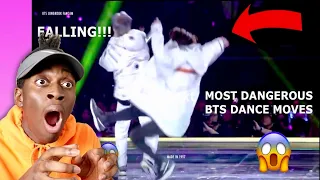 MOST DANGEROUS BTS DANCE MOVES REACTION!