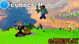 CUBECRAFT SKYWARS SOLO GAMEPLAY || WITH NEW CUSTOMISE CONTROL #21 || 1.20.80 MCPE