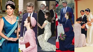 Crown Princess Mary With Perfect CURTSY Celebrating Her 51st Birthday