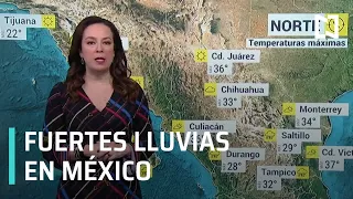 Canal de baja presión y línea seca provocarán lluvias en gran parte de México - Las Noticias