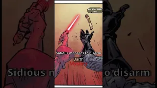 When Palpatine Challenged Darth Vader To a DUEL....(CANON)