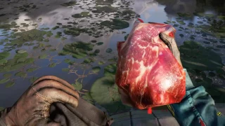 Far Cry 4 - Elephant attacked by crocodile AND elephant flings rhino into river