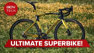 Italian Super Bike GOLD | Custom Painted Pinarello Dogma F12