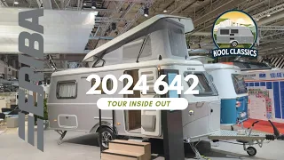 Eriba Touring 642 Caravan with large westy style bed roof Kool Classics Birmingham NEC 2024