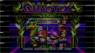 Knuckles' Chaotix - (32X) Full Oscilloscope View