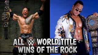 All Of The Rock's WWF/E World Title Wins