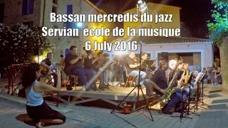 live big band concert performance Bassan mercredis du jazz Servian école de musique 6 July 2016 13