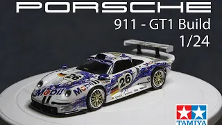 Building Porsche 911 GT1 | 1/24 Model Tamiya