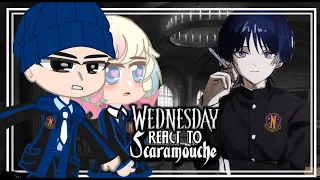 Nevermore Academy react to y/n Scaramouche as New Classmate☂️Wednesday | Genshin Impact react