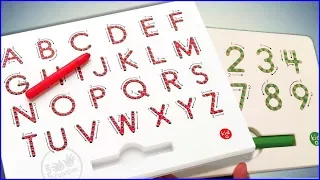 learn to write ABC's and Numbers 0-10 with MAGNATAB