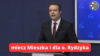 Konferencja PiS: [TVN] - miecz Mieszka I dla o. Rydzyka