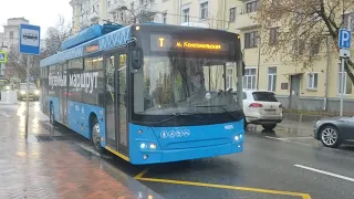 Троллейбус СВАРЗ-МАЗ 6275 9805 на маршруте Т