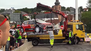 WRC Rally Germany crashes and mistakes SS1 2017