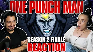 CRAZY FINALE!! 💥 One Punch Man 2x12 REACTION! | "Cleaning Up the Disciple's Mess"