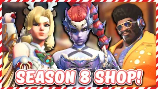 ALL SEASON 8 SHOP SKINS & ITEMS IN OVERWATCH 2