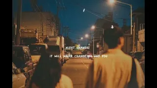 @onedirectionchannel - night changes {slowed + reverb w/ lyrics}