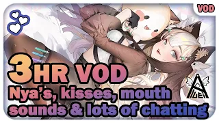 Nya's, kisses, mouth sounds & Lots of chatting! ♡【ASMR / 3DIO】