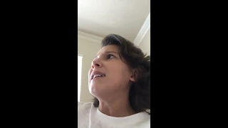 [1/2] Millie Bobby Brown - Instagram Livestream 08-04-2017