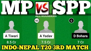 MP vs SPP dream11, MP vs SPP dream11 prediction, Madhesh Province vs Sudur Paschim Province T20