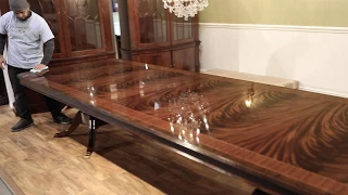 Large Mahogany Dining Table Seats 14 to 24 People