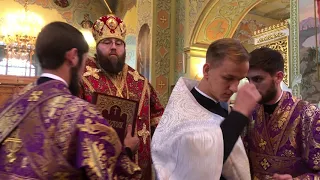 Митрополит Игнатий совершил Божественную литургию в Покровском соборе г. Саратова