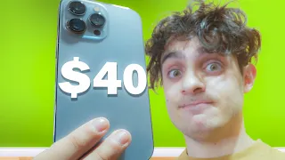 Compré EL IPHONE MÁS BARATO a $40