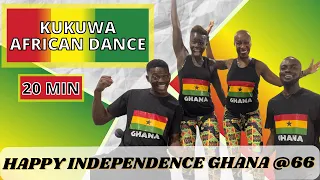 Kukuwa African Dance: Happy Independence Ghana @66 (20 min)