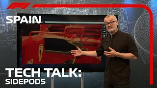 The Latest Sidepods Trend | F1 TV Tech Talk | 2021 Spanish Grand Prix