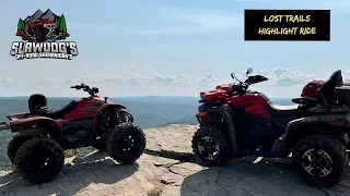 Riding The New Lost Trails ATV Park - Scrambler 500 HO - Dunmore PA