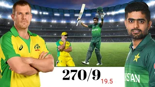 Babar Azam Vs Aaron Finch.Who is the best cricketer in T20 Cricket match. T20 live