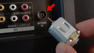 DC Motor Unlocks Worldwide TV Channels || Antenna Booster