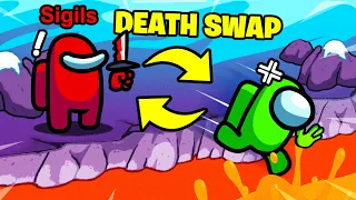 TRICKING the IMPOSTOR with DEATH SWAP (Among Us)