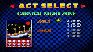 Sonic 3 Carnival Night Zone Sonic Jam 1997 Version