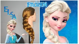 Tip de como realizar peinado de Elsa Frozen 2😍/Tip on how to do Elsa Frozen 2 hairstyle😍