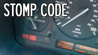 Stomp Code Test EXACTLY WHAT TO DO - BMW E34, E36, E30 92-95 for OBD1 Cars