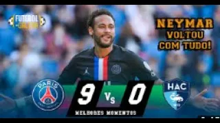 Neymar voltou VOANDO!! PSG vs Le Havre 12/07/2020