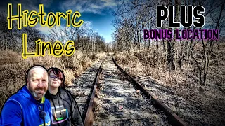 Finding Historic Abandoned Rails (Rail-yard) in the Woods W/ Bonus Location